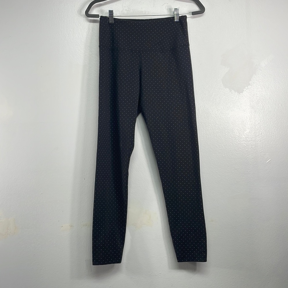 suave leggings grey polka dots